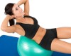 Ball Crunch Buikspieroefening